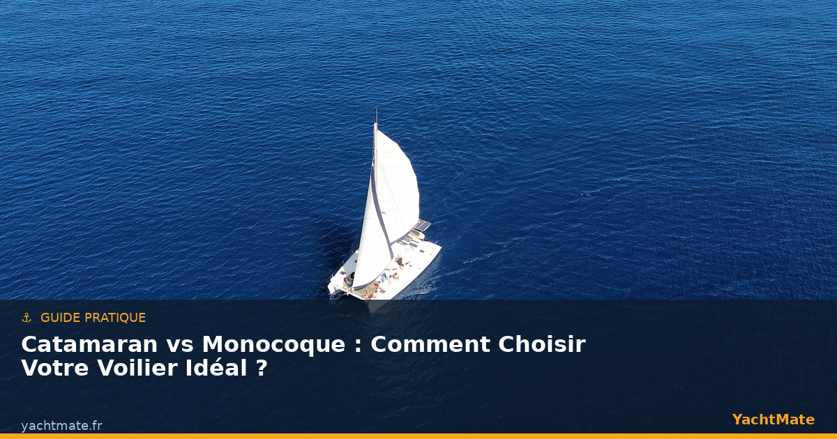 Catamaran vs Monocoque : Comment Choisir Votre Voilier Idéal ?