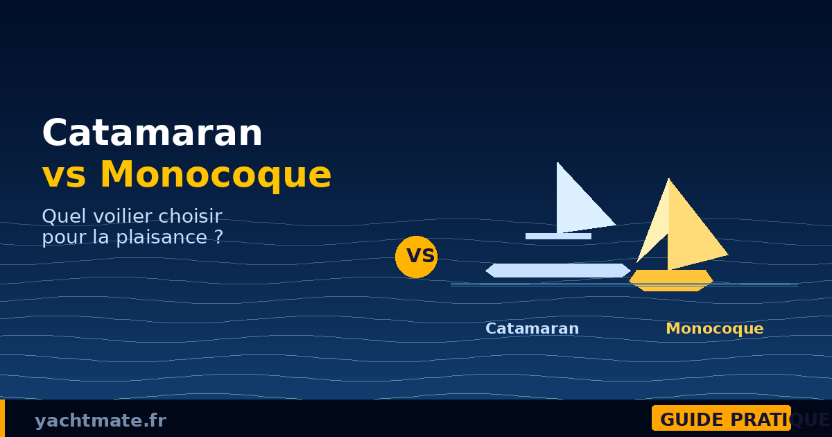 Catamaran vs monocoque : quel voilier choisir ?