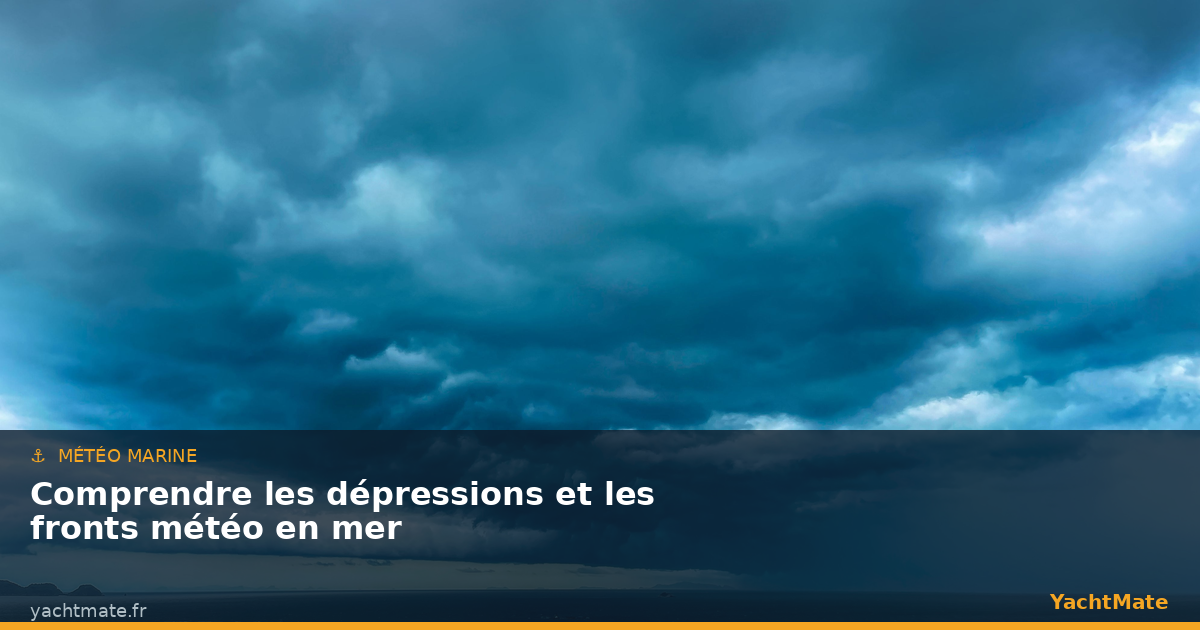 Comprendre les dépressions et les fronts météo en mer