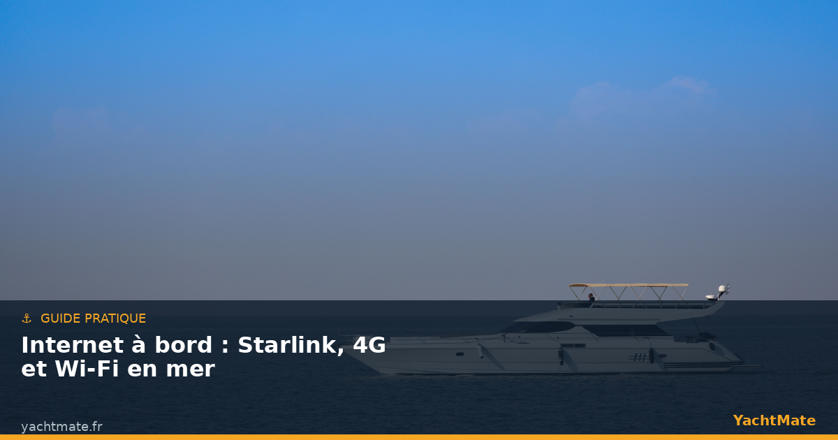 Internet a bordo: Starlink, 4G e Wi-Fi in mare