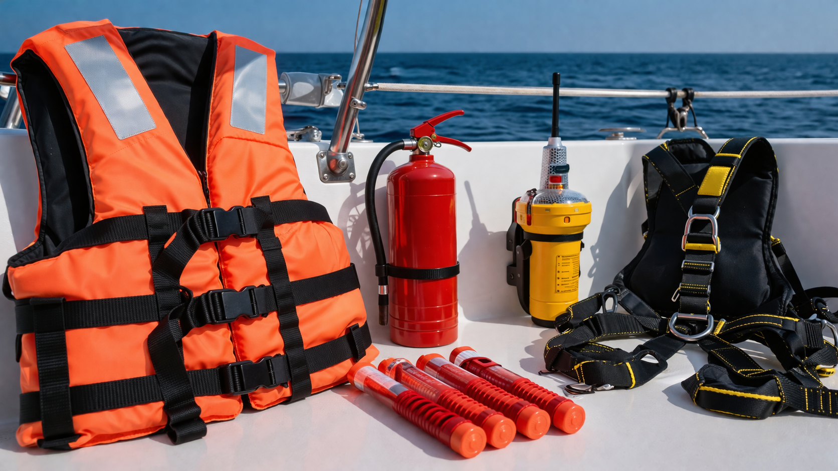 Material de seguridad obligatorio en un barco: checklist completa 2026