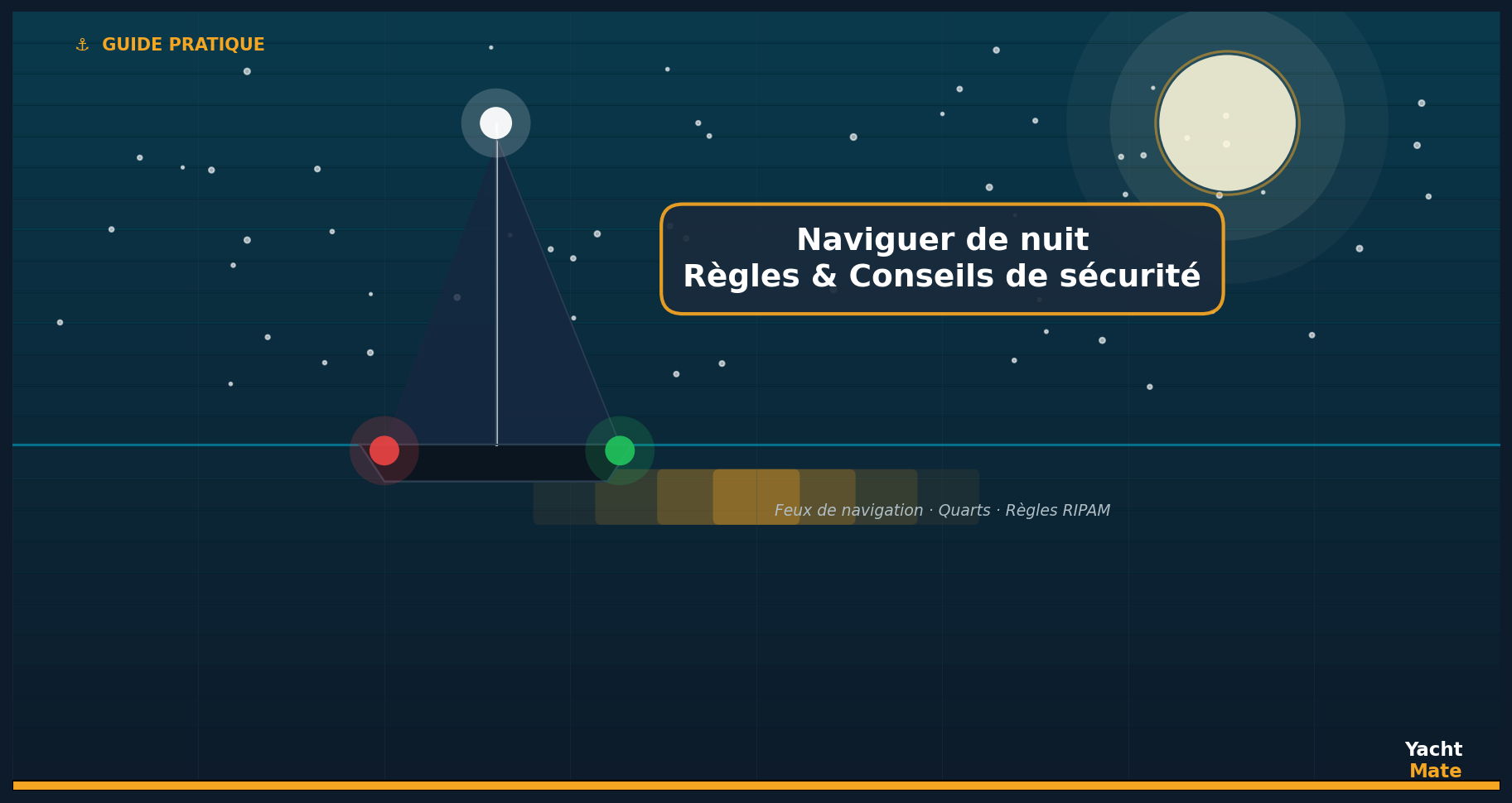 Navegación nocturna: reglas y consejos de seguridad