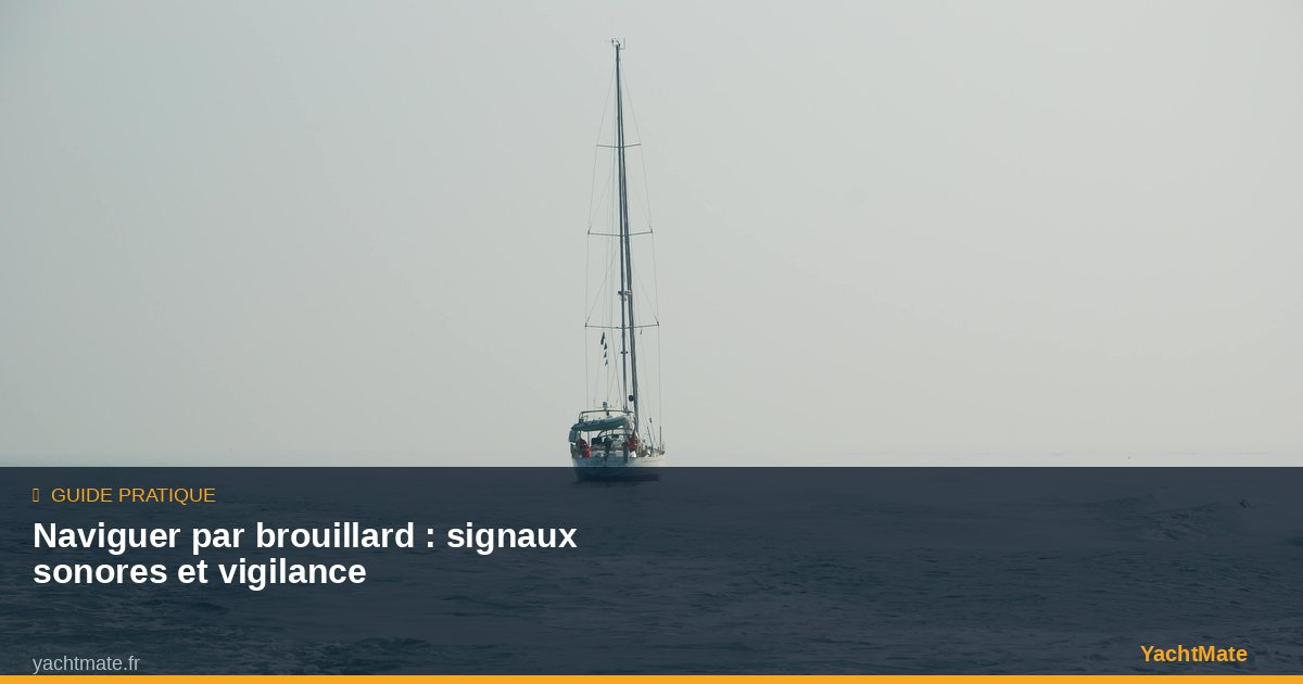 Navegar con niebla - señales sonoras y radar