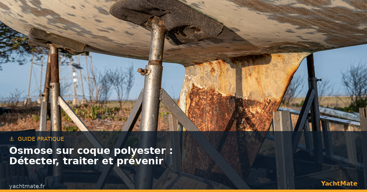 Osmosis en casco de poliéster: detectar, tratar y prevenir