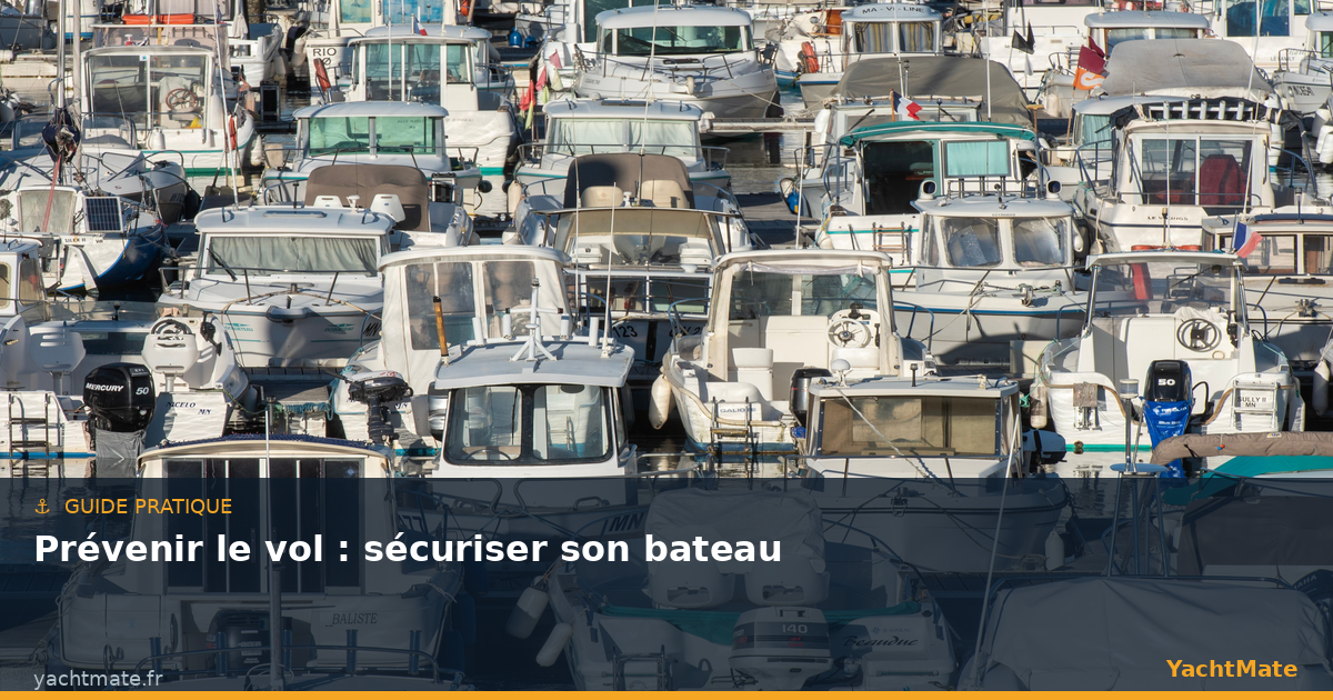 Mettere in sicurezza la barca contro il furto in porto e alla fonda