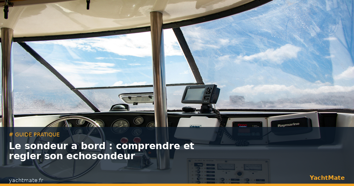 L'ecoscandaglio a bordo di una barca