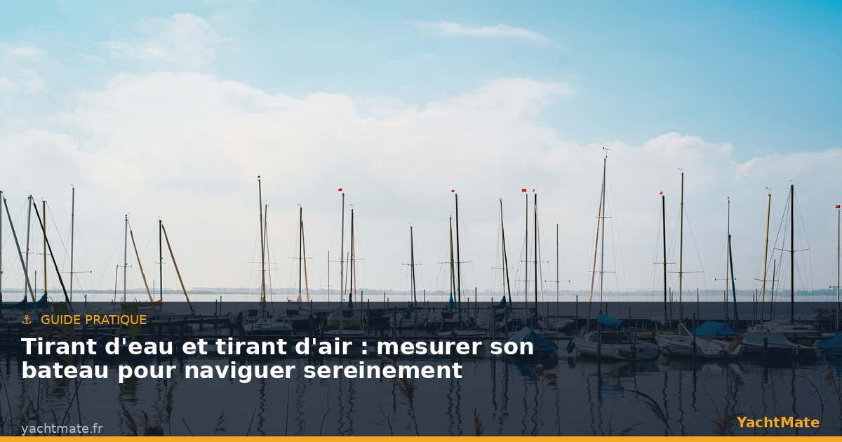 Pescaggio e altezza d'aria: misurare la barca per navigare sicuri